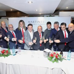 Sabalza ratifica a Lisci en la comida navideña con la prensa