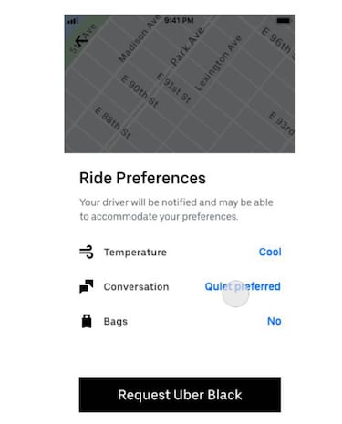 Viajes en Uber con conductores callados, la nueva opción de la app
