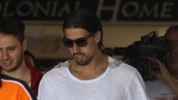 Khedira en el Santiago Bernabéu el 24 de mayo.