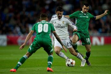 Con el Madrid siendo vigente campeón de Europa, recibió en diciembre de 2014 al Ludogorets, con una única intención: superar los 18 encuentros consecutivos consiguiendo la victoria. El registro lo tenía el Barcelona de Rijkaard de la temporada 2005-06: firmó 13 victorias en Liga, tres en Champions y dos más en Copa. Por su parte, los blancos, que derrotaron a los búlgaros 4-0, con goles de Cristiano, Bale, Arbeloa y Álvaro Medrán, llegaban a 19 triunfos, repartidos de la siguiente manera: 11 triunfos en Liga, seis en Champions y dos más en Copa. Marcaron 71 goles en esa racha: una media de 3,73 tantos por encuentro.