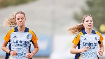 Caroline y Leupolz entrenando en Valdebebas