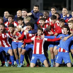 La camada del Atlético ilusiona