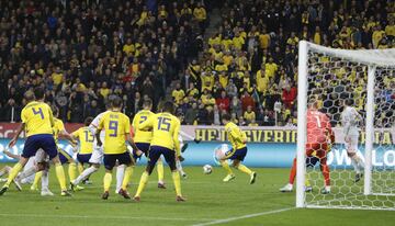 1-1. Rodrigo Moreno marcó el gol del empate y de la clasificación tras un centro de Fabián Ruiz en el minuto 92.