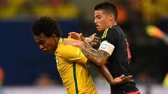 Colombia perdió 2-1 ante Brasil en la última fecha de Eliminatorias