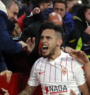 Ocampos marca en el minuto 87 y le da la victoria al Sevilla.