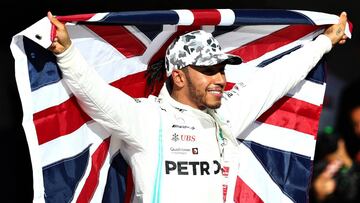 Lewis Hamilton, campeón del mundo de F1 2019 en Austin, USA.
