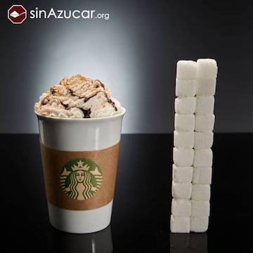 Un caf&eacute; del Starbucks se dispara hasta los 20 terrones