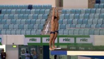 Víctor Ortega y Juan Guillermo Ríos, la dupla colombiano en clavados sincronizados.