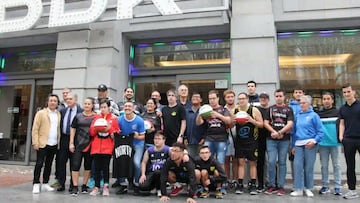 Balón al aire para la quinta Liga BBK para deportistas con discapacidad intelectual