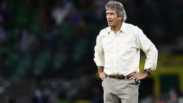 Pellegrini, durante un partido. 