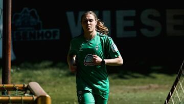 Catalina Pérez volvió a entrenar con Werder Bremen.