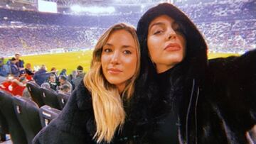 Georgina y Alice Campello hacen gala de su amistad en el Juventus-Atlético