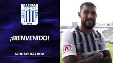 Alianza Lima refuerza el ataque con el fichaje de Adri&aacute;n Balboa