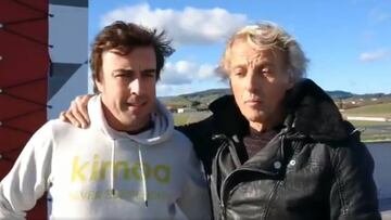 Fernando Alonso con Jesús Calleja.