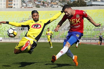 Unión Española venía de ser goleada por la U y revivió ante San Luis en Valparaíso.