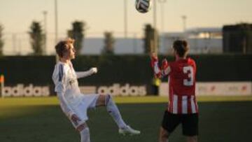 Odegaard, durante el partido.