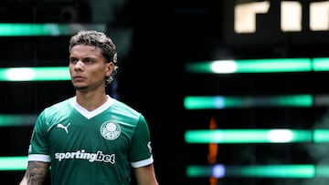 Richard Ríos, jugador de Palmeiras.