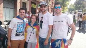 Piqué, en la Diada: "Un placer estar aquí y esperar a las 17:14"