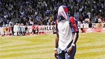 <b>CONGO NI LO VIO</B>. El postrero gol del Albacete les dejó tocados.