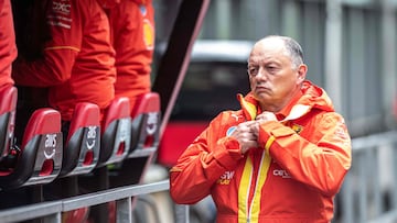 Fred Vasseur, jefe de Ferrari.