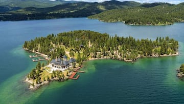 Shelter Island Estate, Flathead Lake, Montana, Estados Unidos.