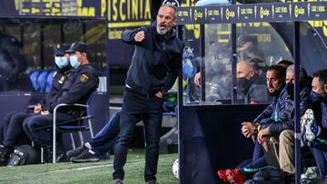 Álvaro Cervera, en el Cádiz-Atlético