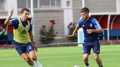 Entrenamiento de Osasuna en Tajonar.