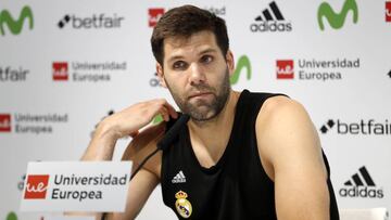 11/06/18 RUEDA DE PRENSA DE FELIPE REYES JUGADOR DEL REAL AMDRID 