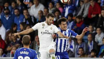 Ibai Gómez ante el Real Madrid.