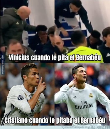 Los pitos en el Bernabéu y la derrota del Barça, protagonistas de los memes de la jornada