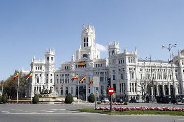 Madrid, vacío: las imágenes de cómo están sus calles