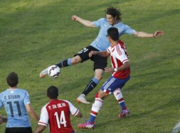 Cavani y Marcos Cáceres.