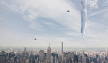 Torre Analemma: así es el proyecto del rascacielos flotante de 32.000 metros sujetado por asteroides que parece sacado de una película de ciencia ficción