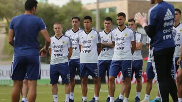 Scaloni planea cambios para el segundo partido contra México