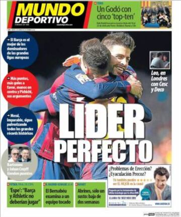 Portadas de la prensa deportiva