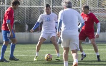 Javi Casquero. Partido solidario a favor de Fundela (Fundacin Espa?ola para el Fomento de la Esclerosis Lateral Amiotrfica) jugado en el Liceo Europeo entre amigos de Kiko y amigos de Matallanas 