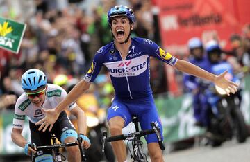 El español Enric Mas (Quick Step) se impone vencedor de la vigésima etapa de la Vuelta disputada entre Escaldes-Engordany y Coll de la Gallina