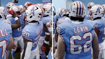 Tennessee Titans honor Houston Oilers with retro uniforms for week 18 game