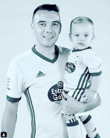 Aspas se convirtió en padre el 17 de junio de 2016, día en que nació Thiago, su primer hijo. 