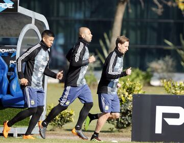 Rojo, Mascherano y Biglia