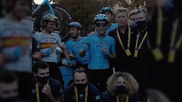 Superman López festeja con el Astana su primer Tour de Francia