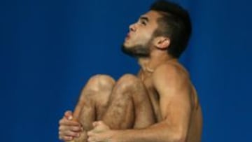 Ivan Garcia en actividad durante el Mundial de Natación en Kazán.