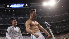 1-3. Cristiano Ronaldo celebró el gol de la clasificación.