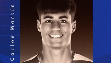 Carlos Martín llega a Vitoria.