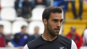 Jesús Gámez, lateral del Málaga CF.