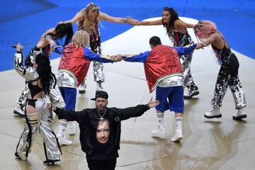 Nicky Jam recordó a J Balvin en clausura del Mundial de Rusia