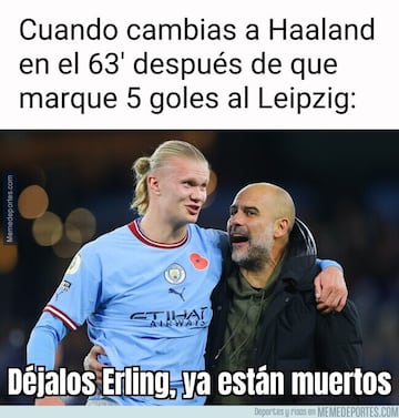 Haaland y el Real Madrid, protagonistas de los memes más divertidos de la jornada Champions