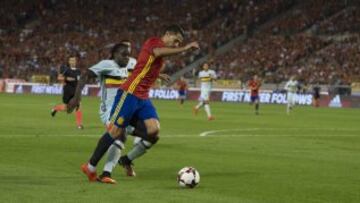 0-2. Penalti de Jordan Lukaku a Vitolo. David Silva anotó el segundo gol desde los once metros.
