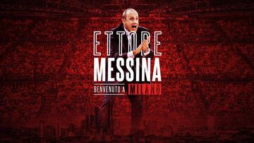 Ettore Messina, nuevo entrenador del Armani Mil&aacute;n.