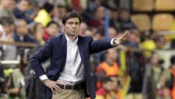 Marcelino, en el partido ante el Viktoria Plzen.